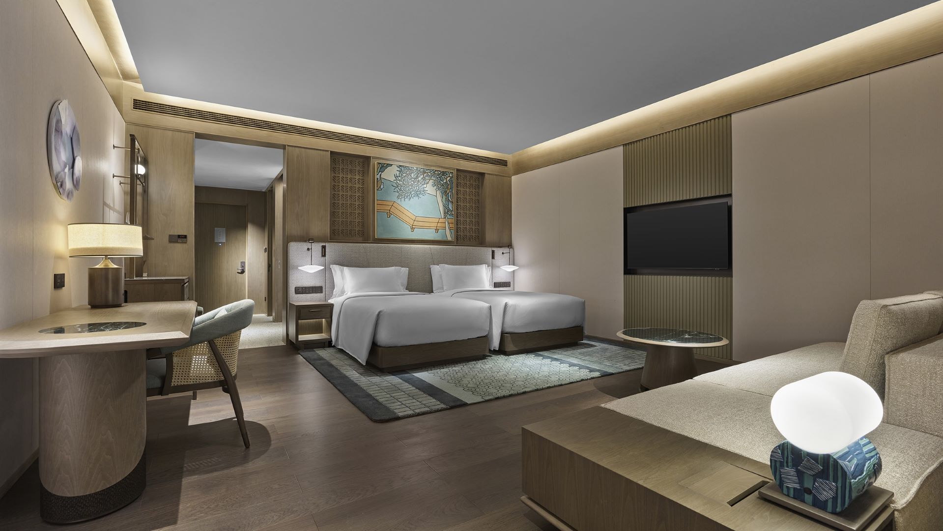 双床房朝内60m² - Twin